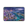 Florida Gaming Mouse Pad – Cyberpunk Coastal City Desk Mat
