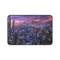 California Gaming Mouse Pad – Cyberpunk Coastal City Desk Mat